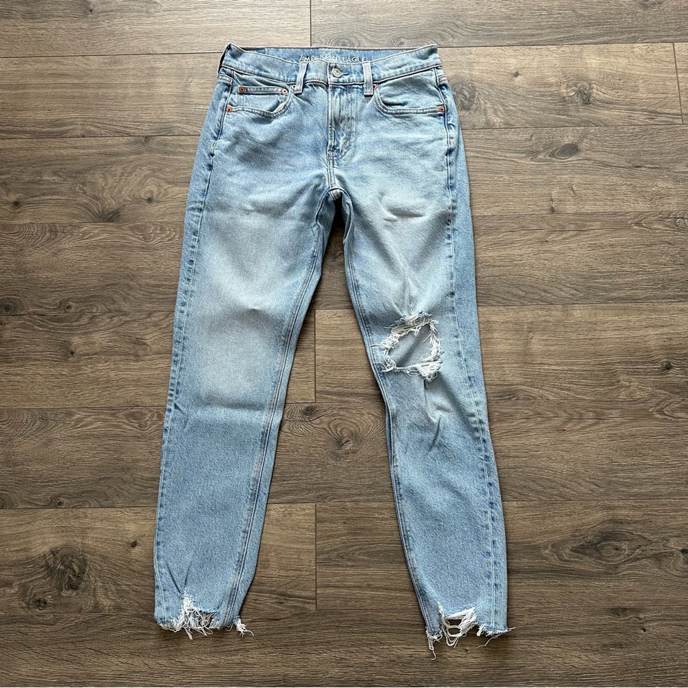 American Eagle 90’s Skinny High Rise Denim Jeans (Size 6 Regular: W28 L2…